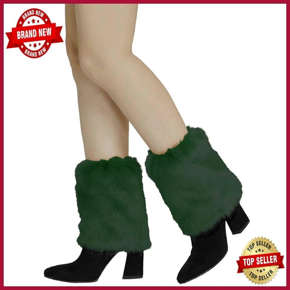 Faux Fur Leg Warmers Boot Cuffs Women's Costume Cosplay Accessories